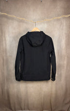 Giacca leggera tecnica con zip e cappuccio