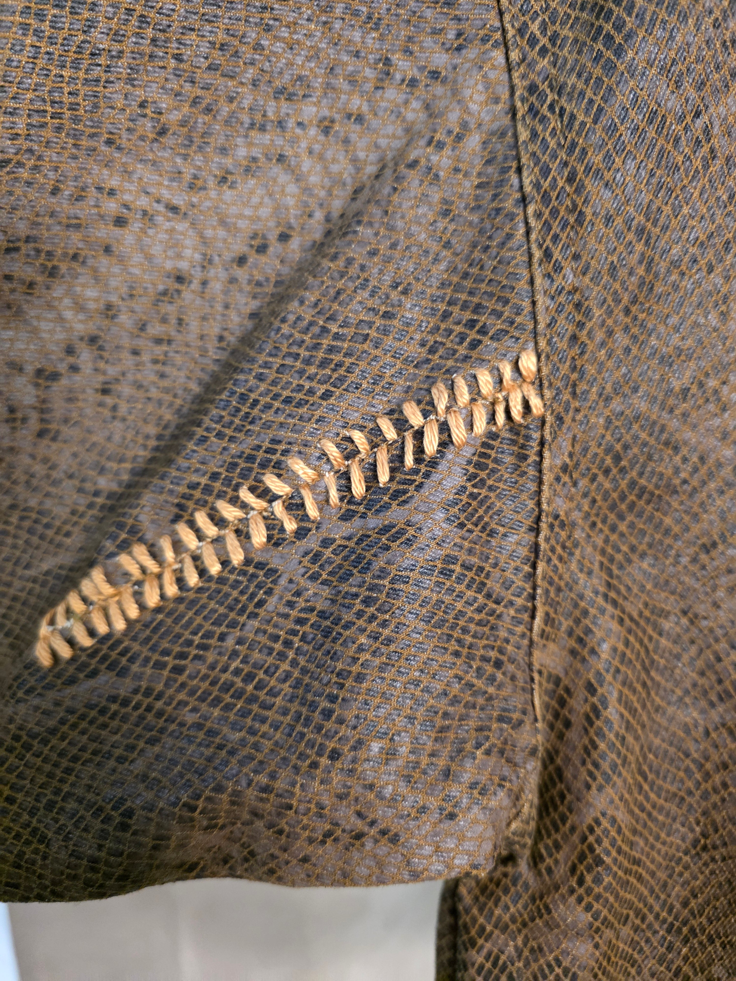Camicia stampa pitonata