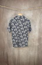 Camicia jacquard in cotone biologico