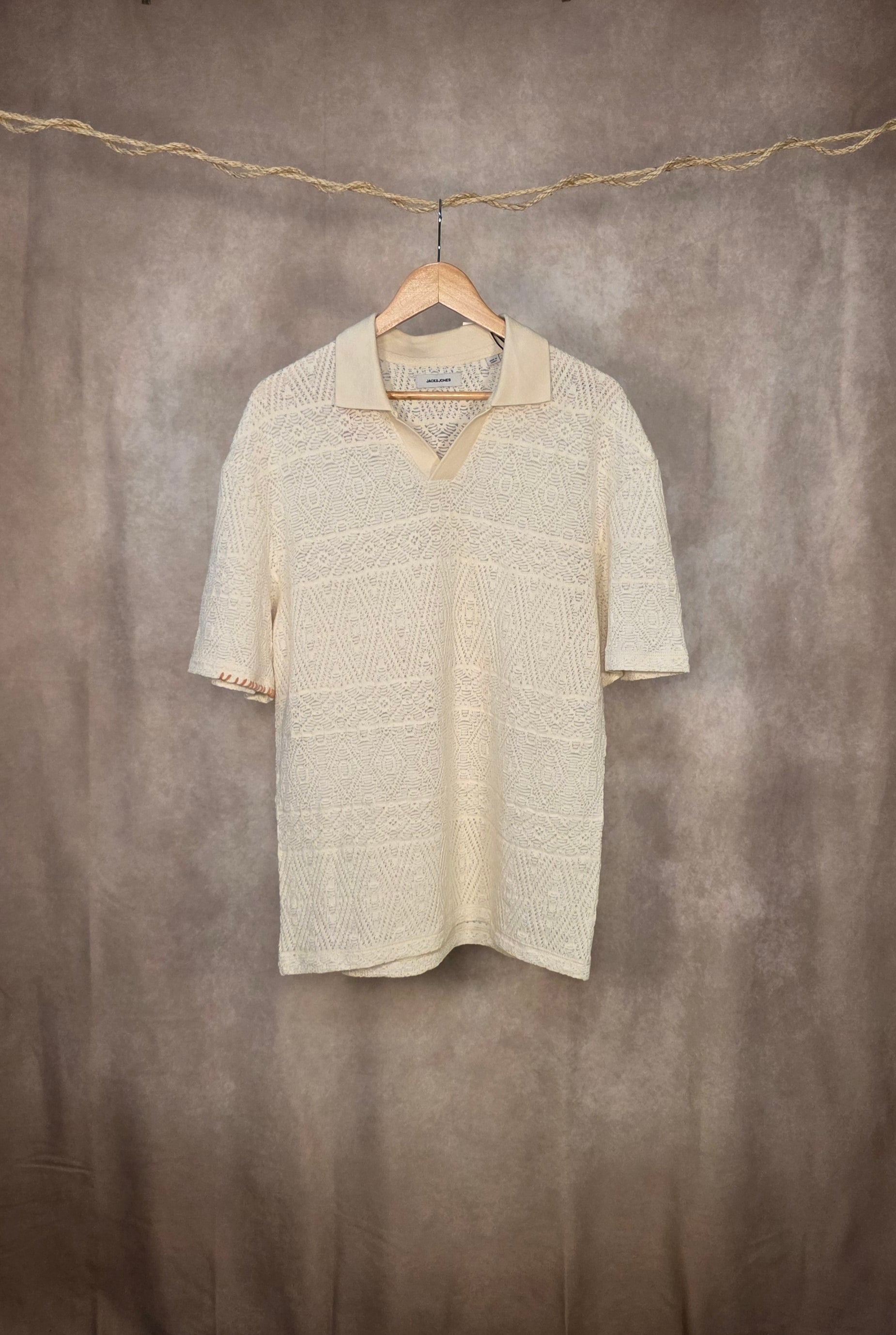 Polo taglio comodo in maglia