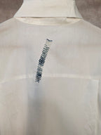 Camicia in cotone con collo a fiocco