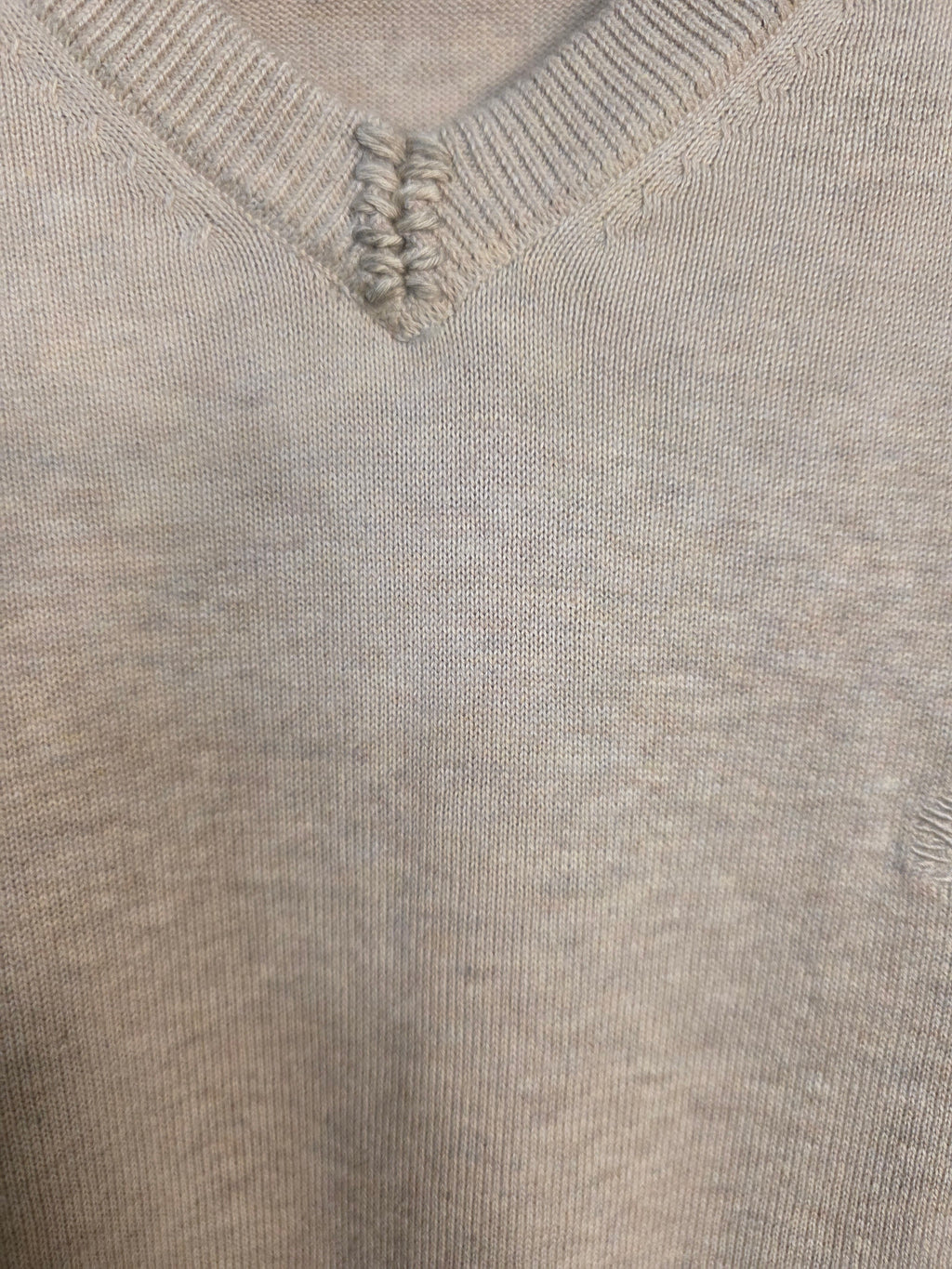 Maglia a scollo a V in cotone