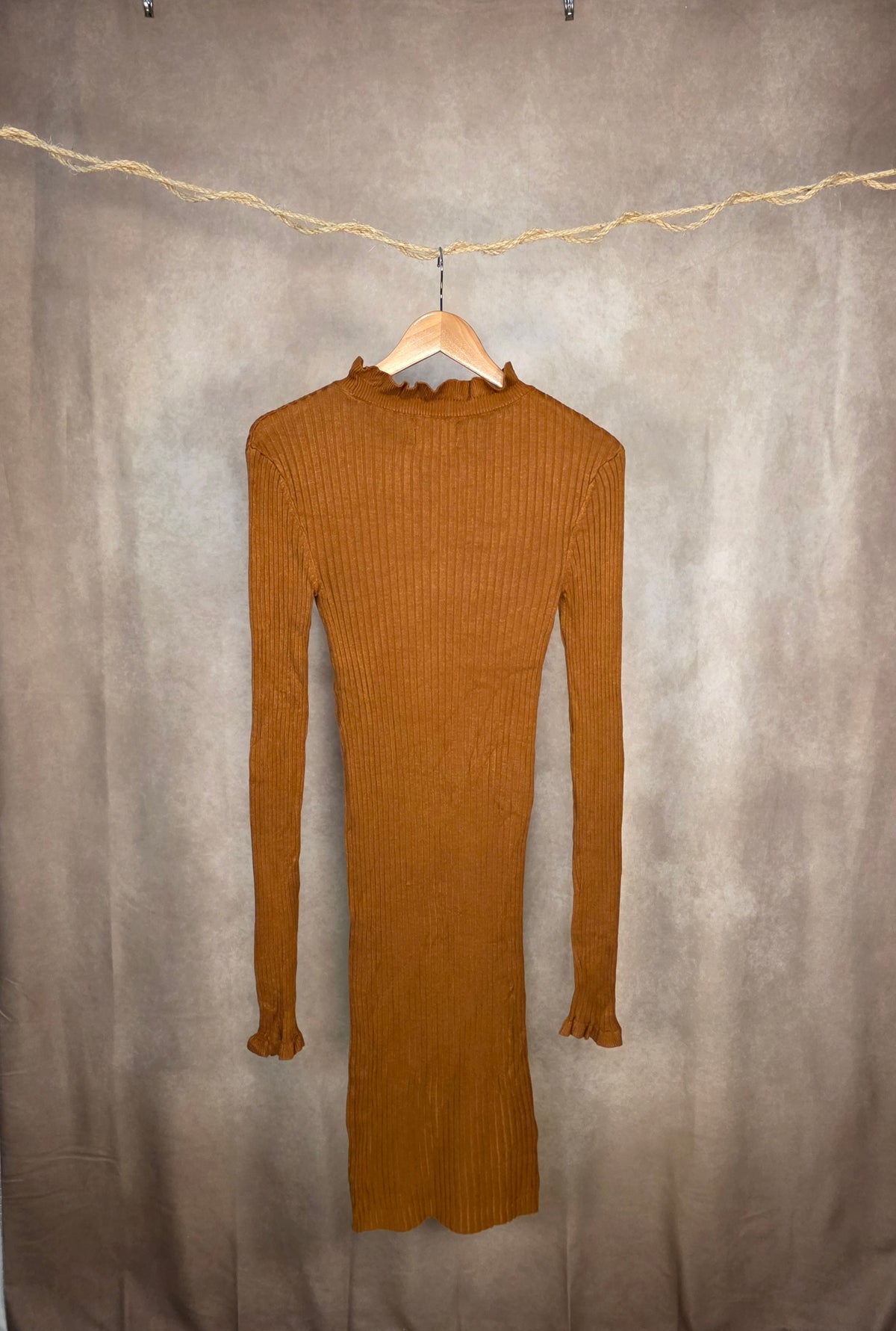 Abito mini in maglione