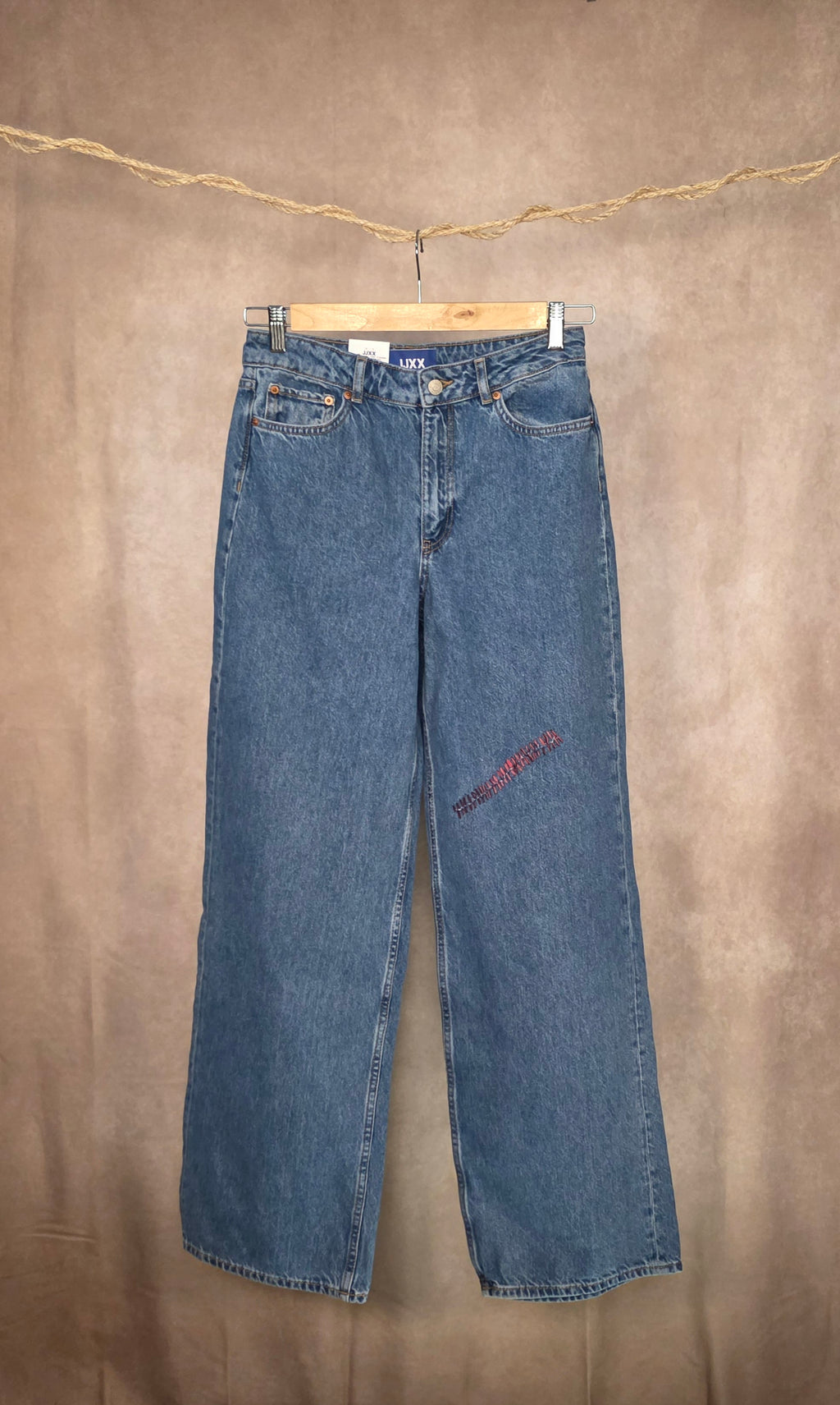 Jeans wide high waist