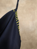 Vestito maxi elegante con spalline regolabili