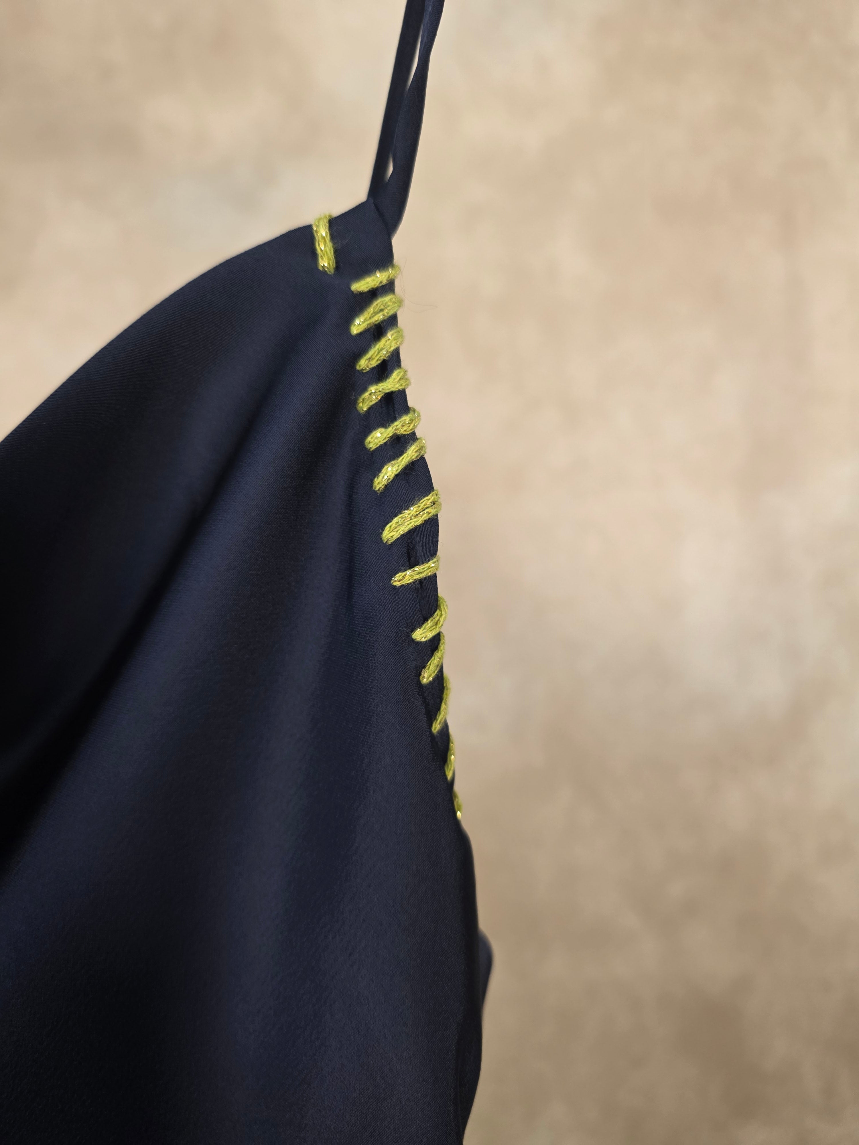 Vestito maxi elegante con spalline regolabili