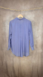 Camicia effetto velato in tessuto leggero