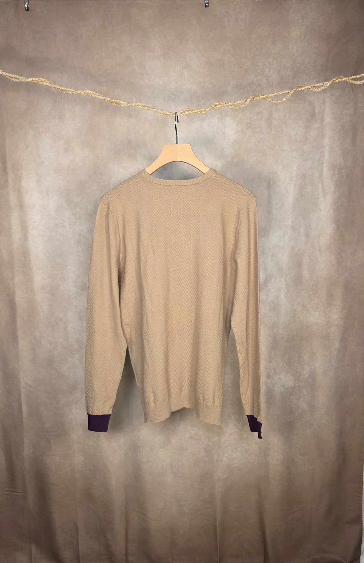 Maglia girocollo beige di Guadi