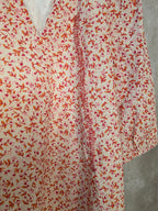 Abito midi pink flower