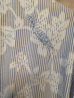 Camicia con corpetto arriciato in vita