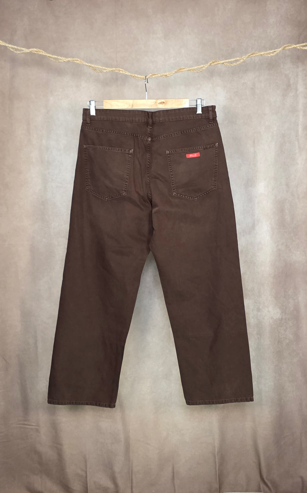 Jeans marroni relaxed fit