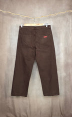 Jeans marroni relaxed fit