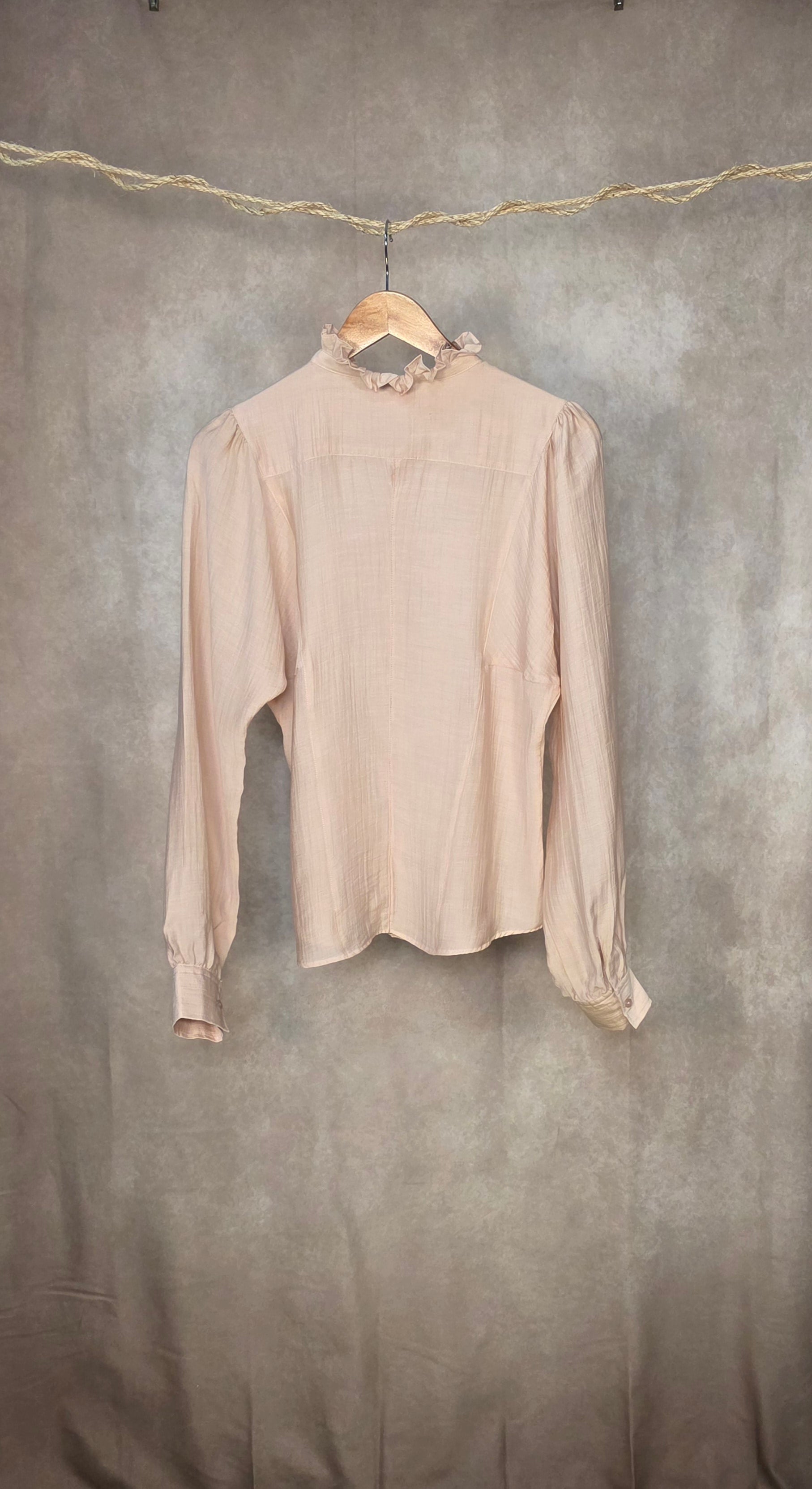 Camicia con collo alla coreana