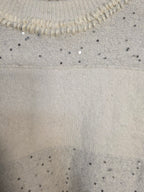 Maglione a righe con pailettes
