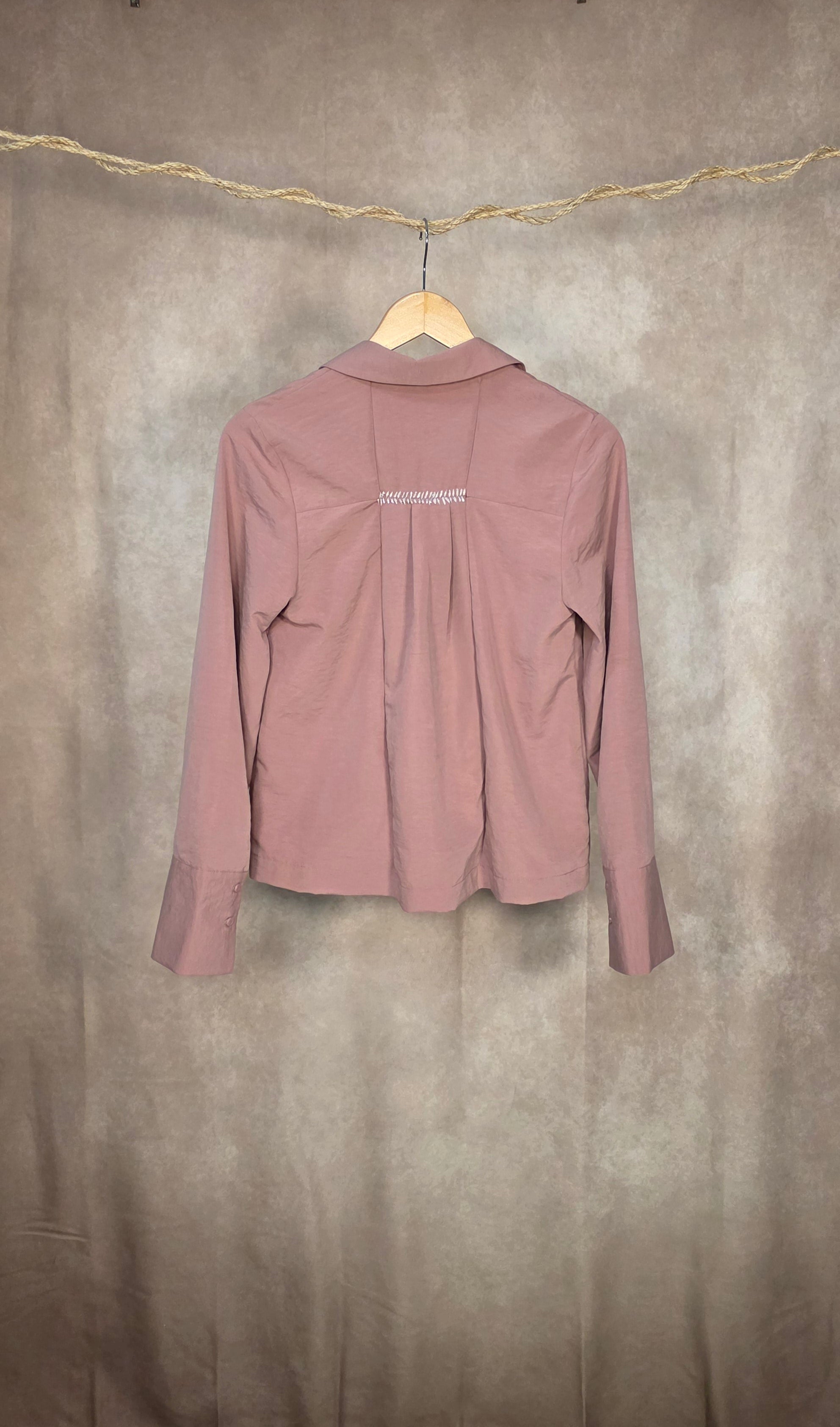 Camicia con rouches