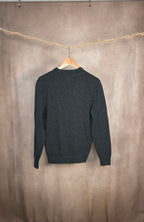 Maglia girocollo verde scuro