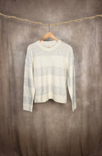 Maglione a righe con pailettes