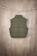 Gilet imbottito verde salvia