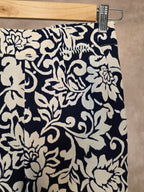 Shorts con stampa fiori e vita elastica
