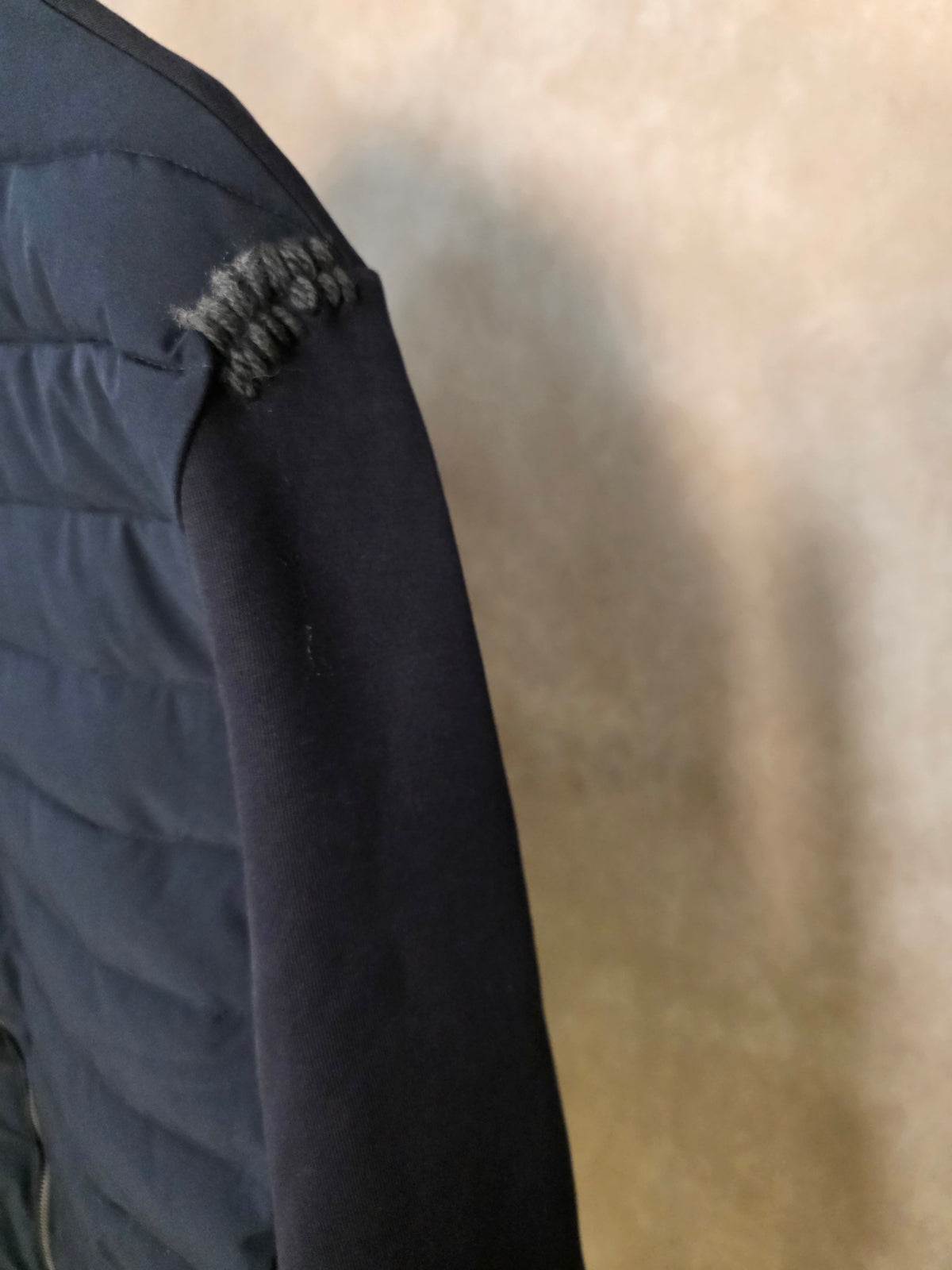 Giacca blu navy di mezza stagione