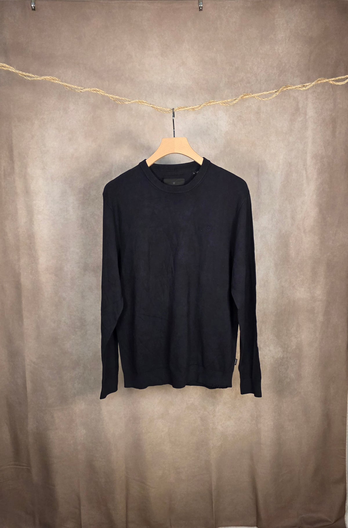 Maglia girocollo in maglia fine