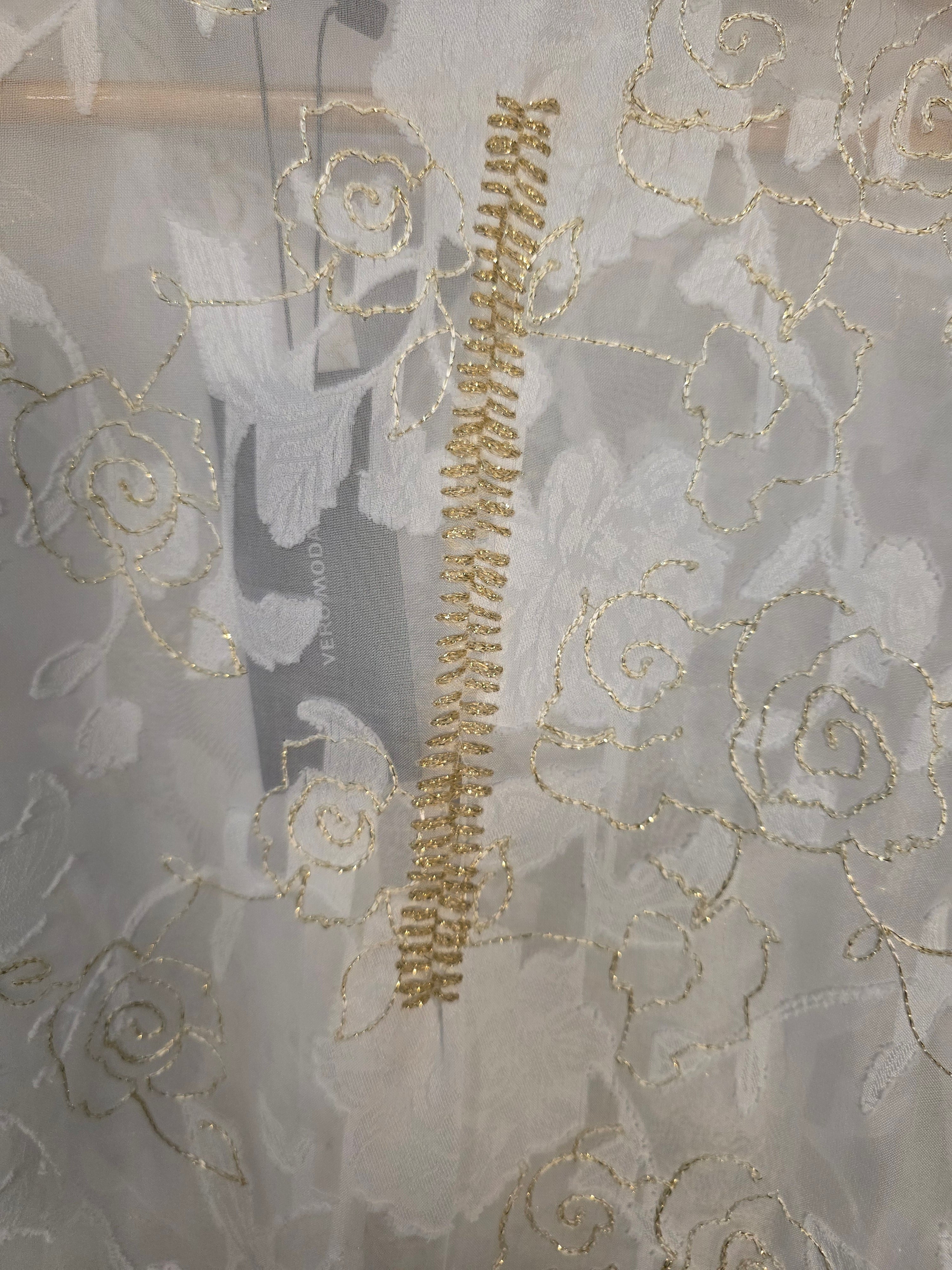Camicia organza fil coupè