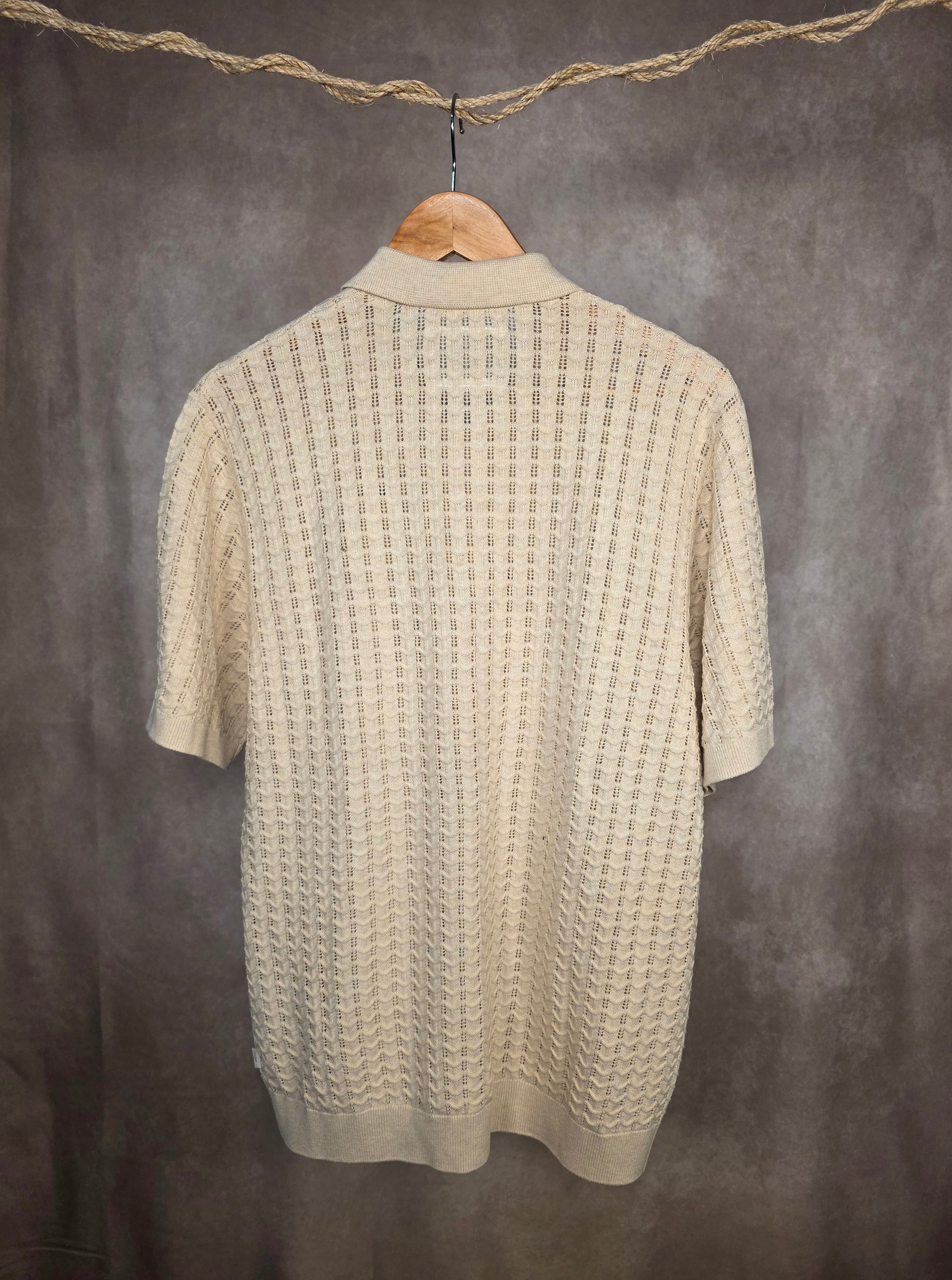 Camicia in maglia traforata