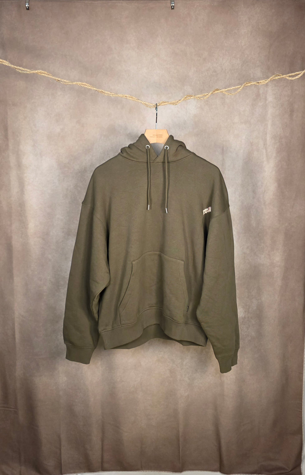 Felpa con cappuccio oversized