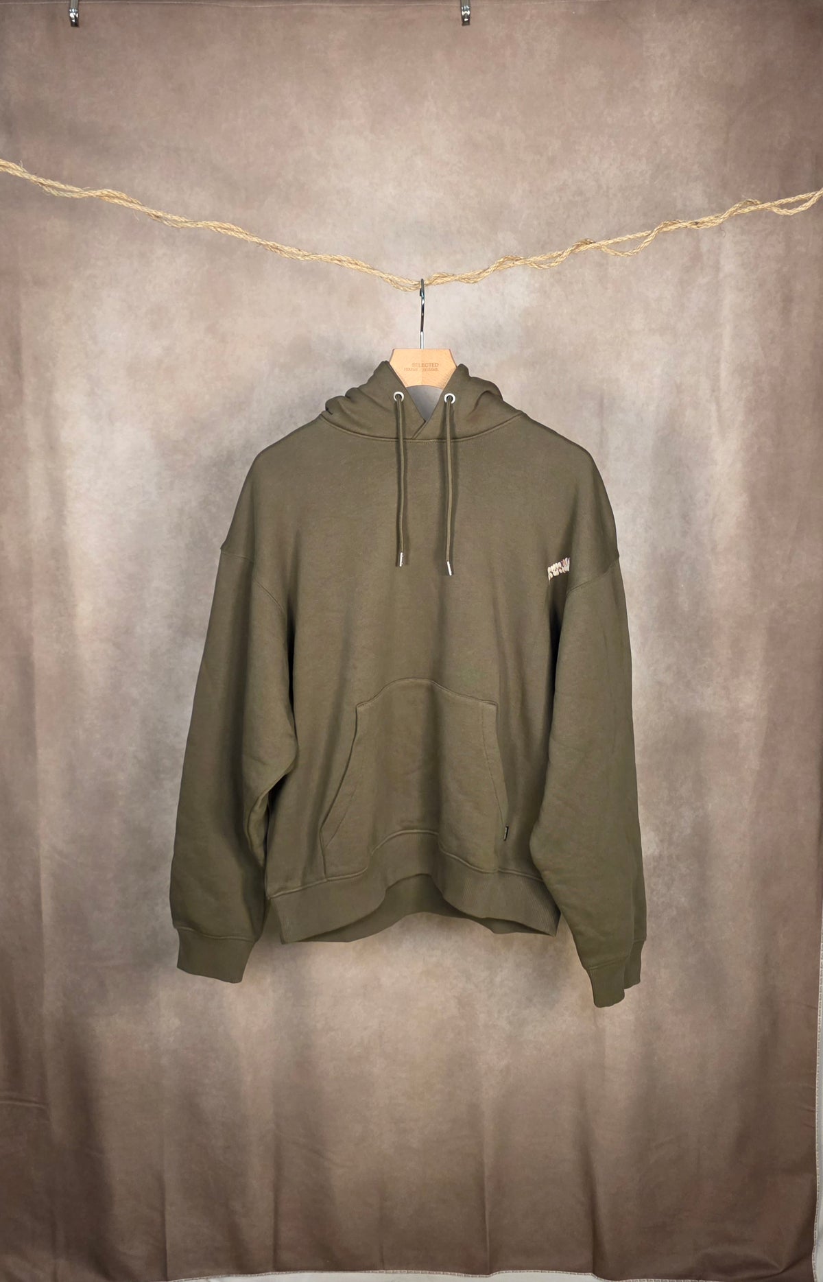 Felpa con cappuccio oversized