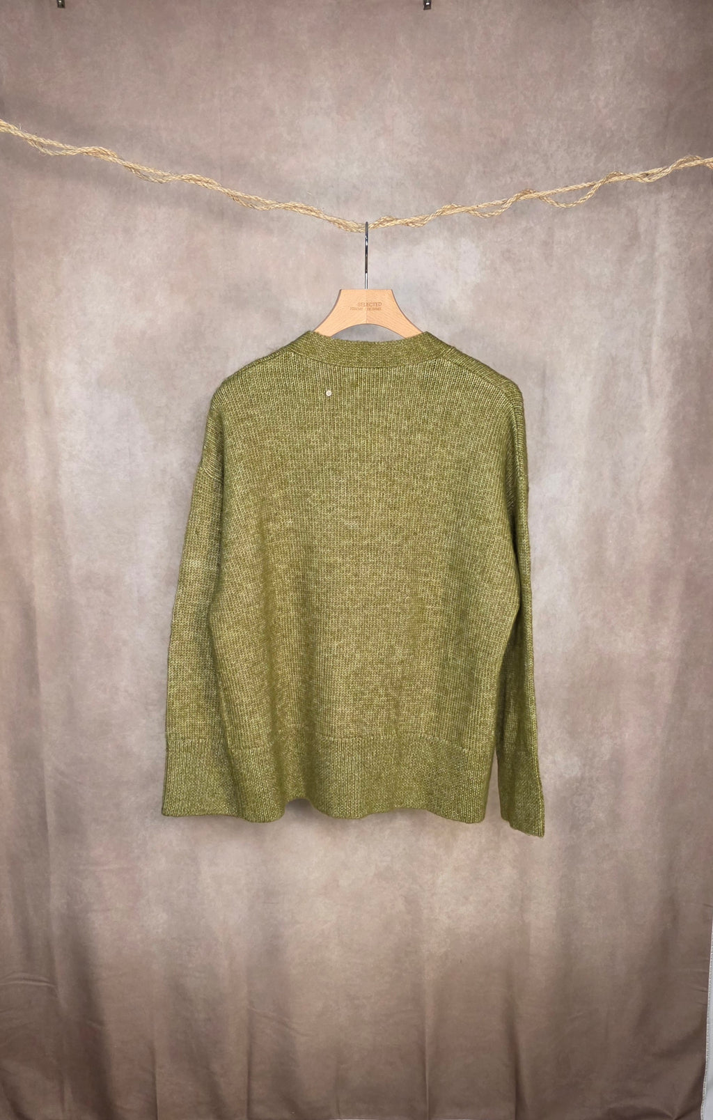 Cardigan in maglia con bottoni
