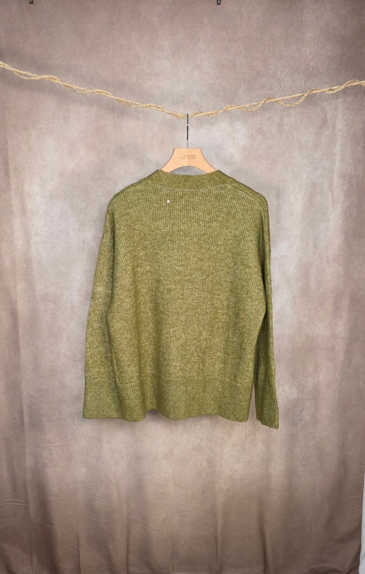 Cardigan in maglia con bottoni