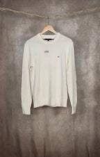 Maglione girocollo a coste