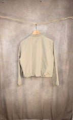 Giacca bomber leggera beige