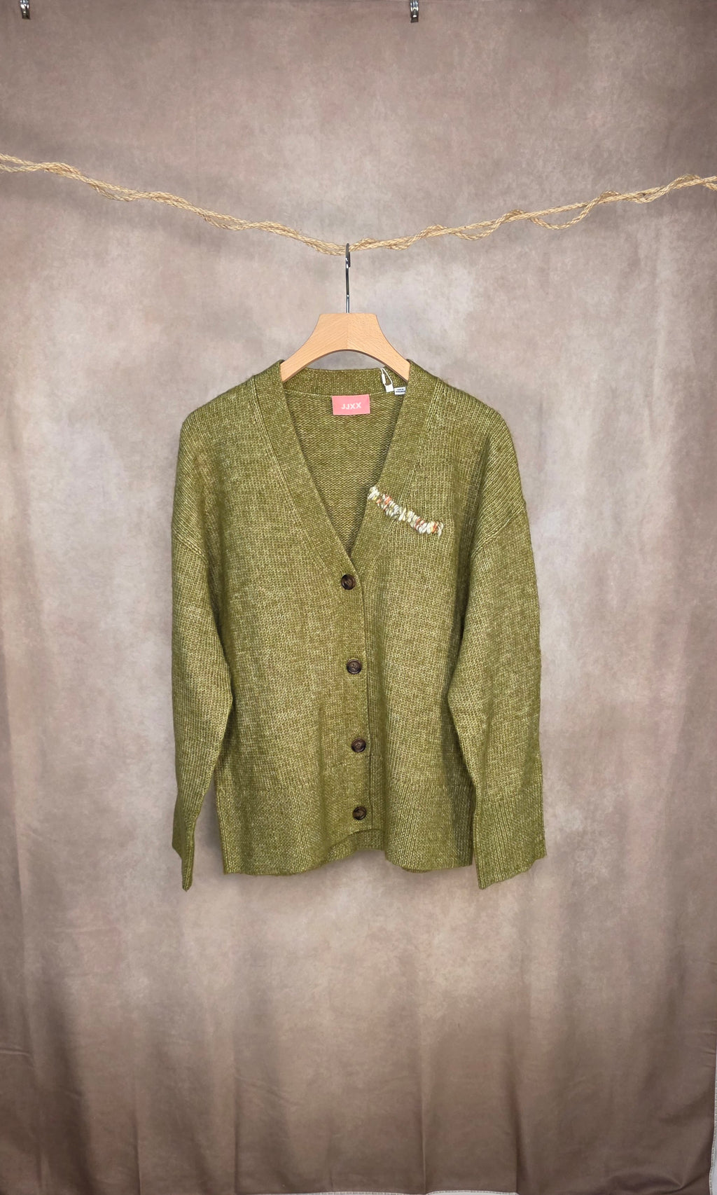 Cardigan in maglia con bottoni