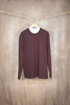 Polo girocollo in misto cotone