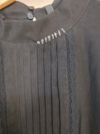 Camicia plisettata a maniche lunghe