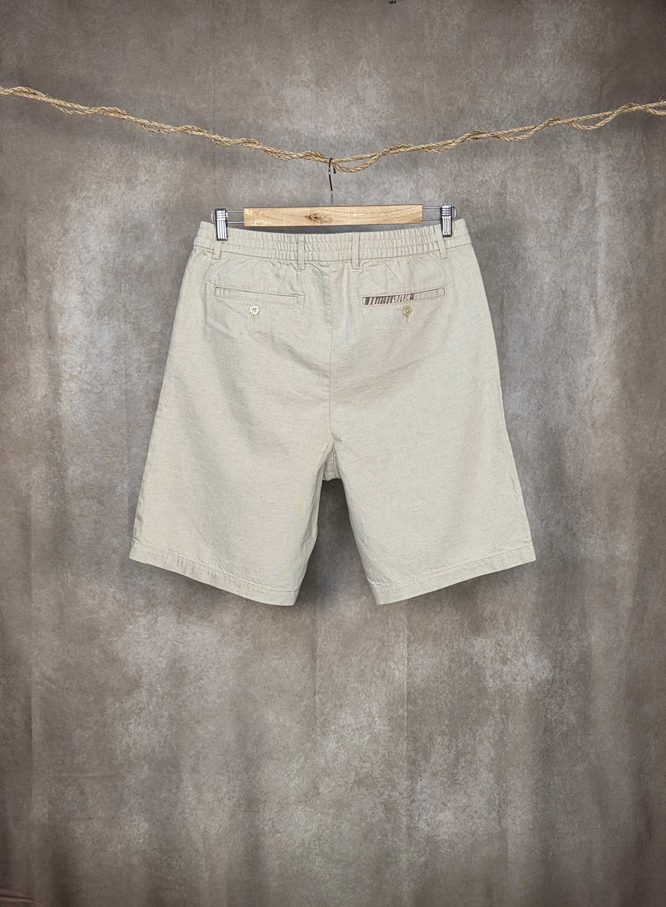 Bermuda loose fit in misto lino
