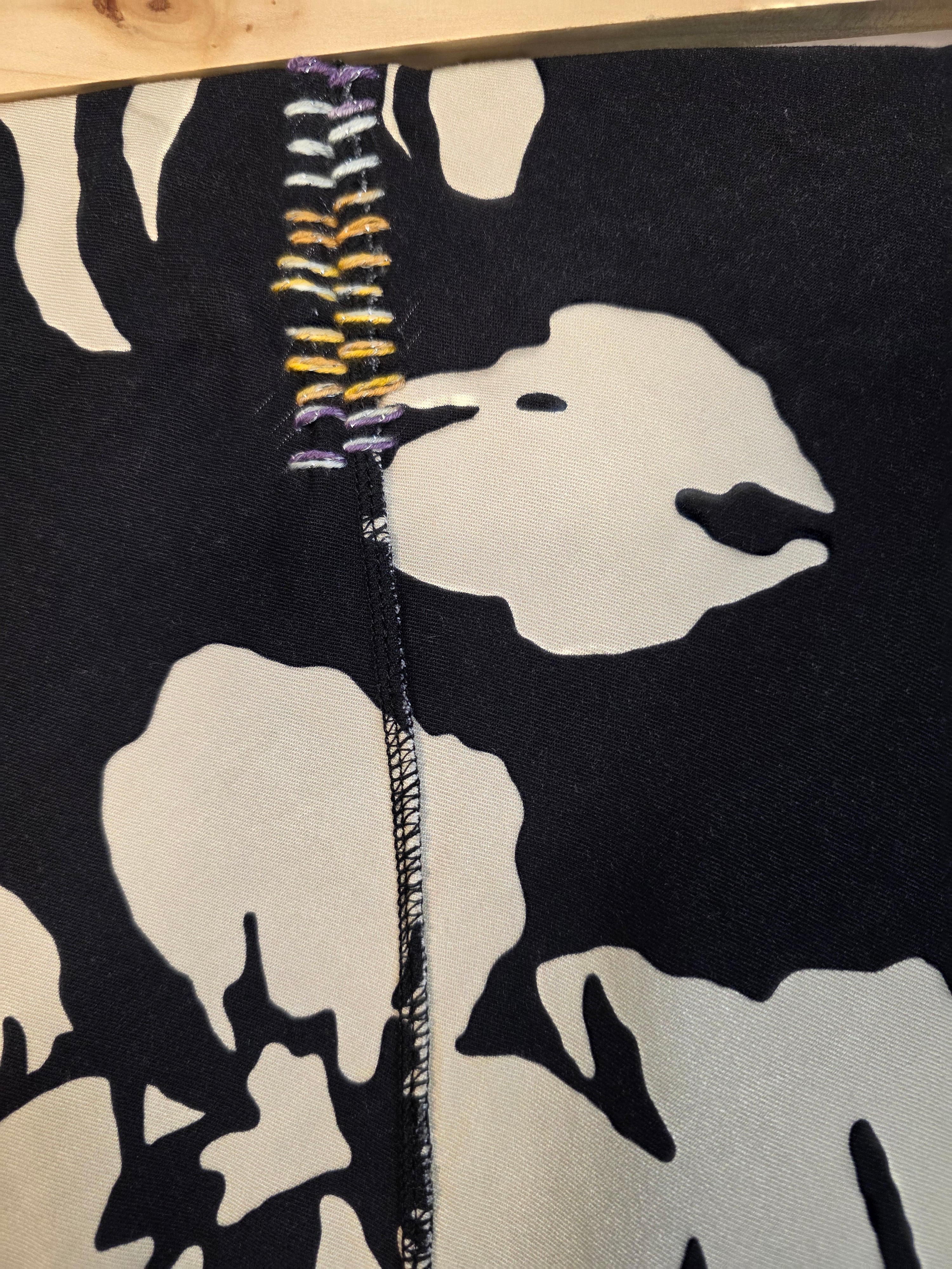 Gonna lunga motivo floreale