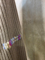Cardigan a scollo V con bottoni