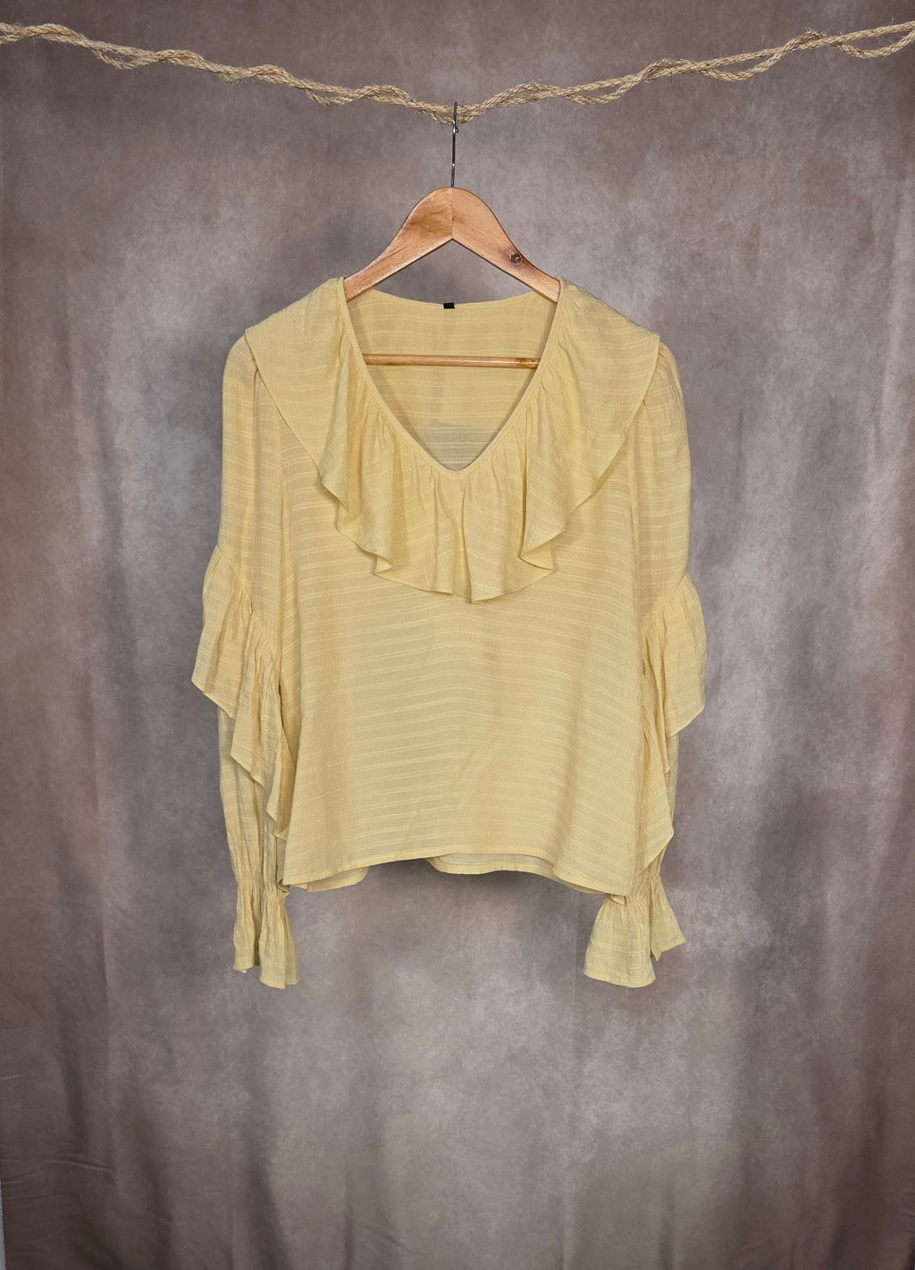 Camicia con volant