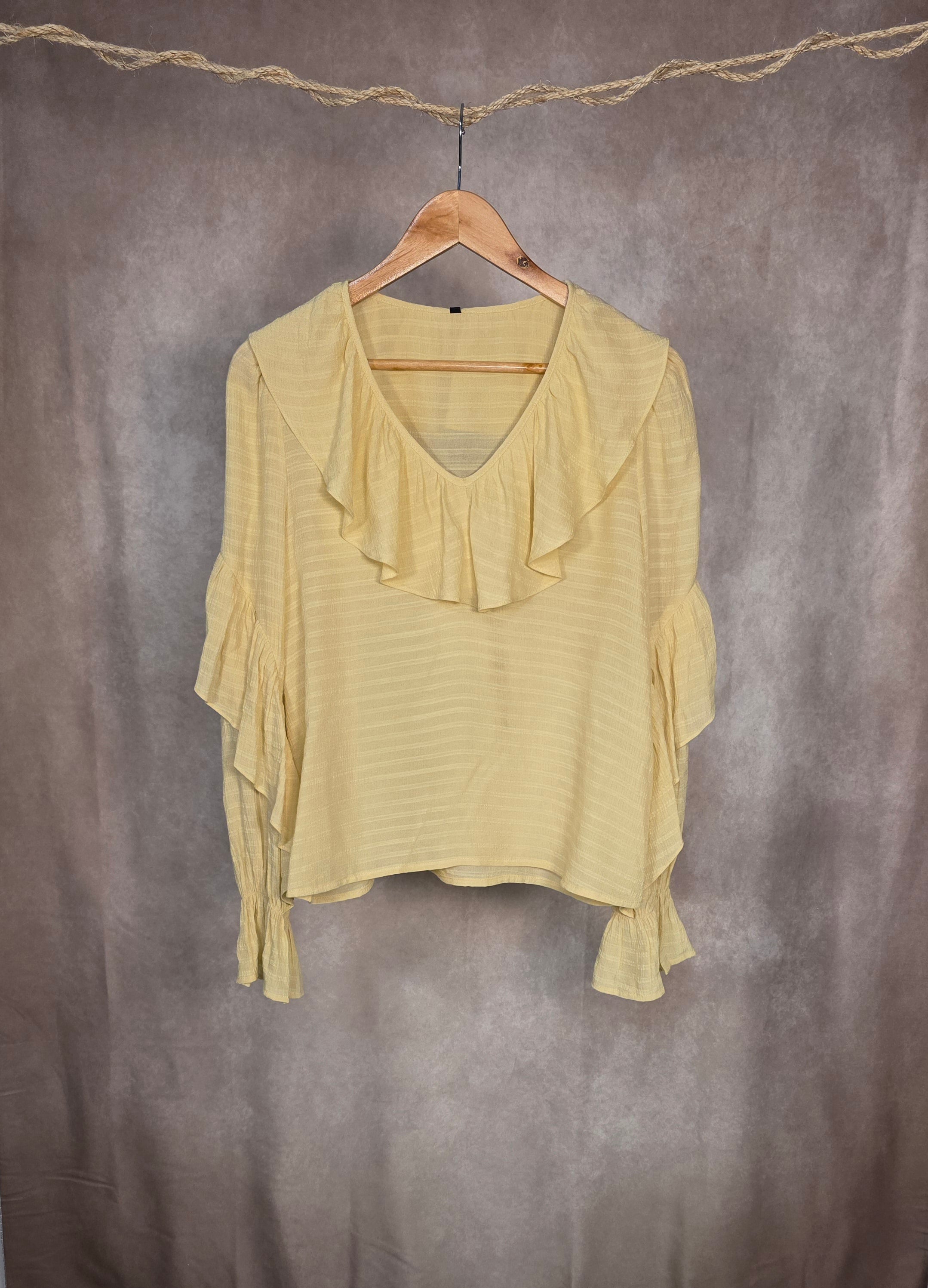Camicia con volant