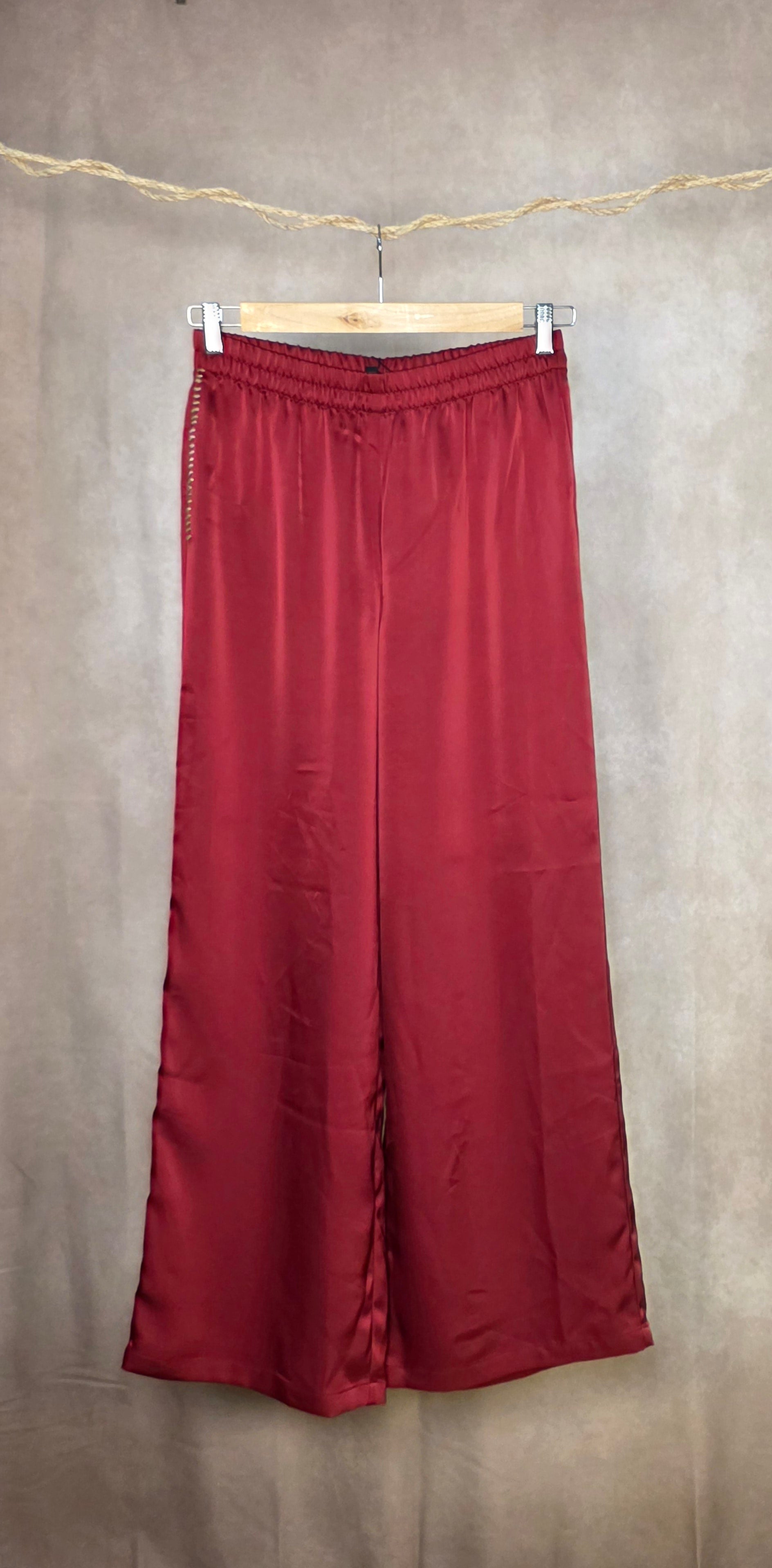 Pantaloni a palazzo rossi