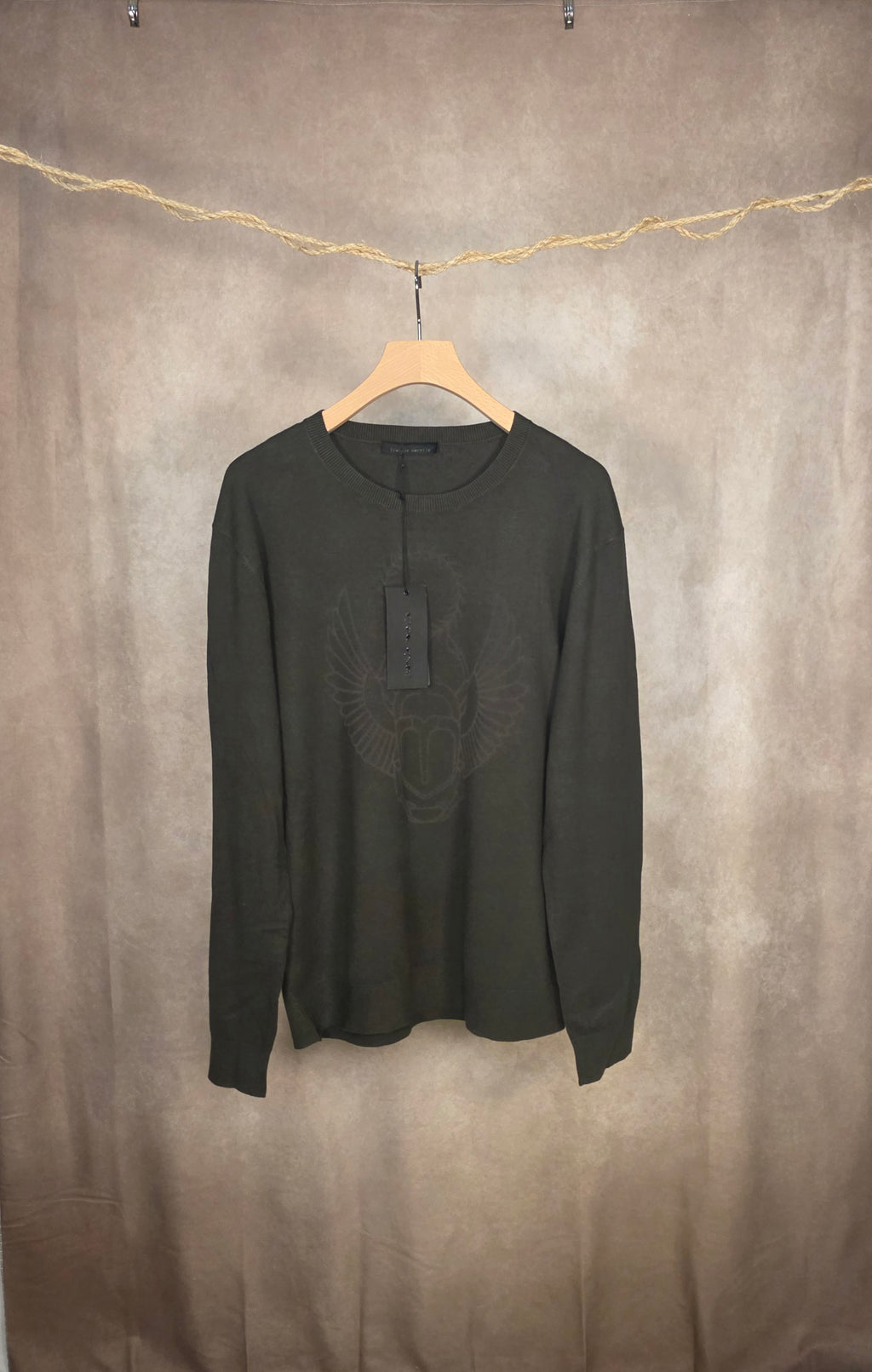 Maglione verde militare di Frankie Morello