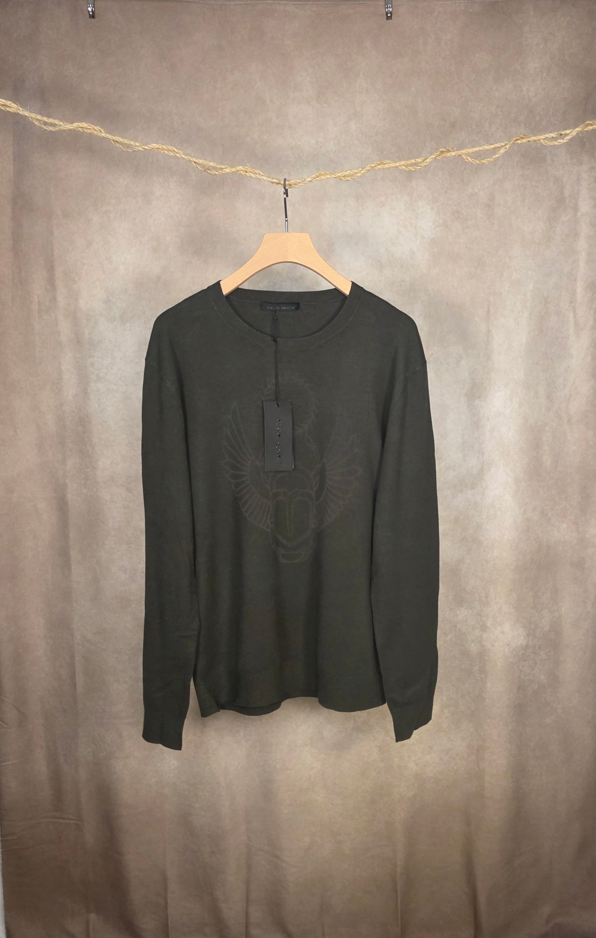 Maglione verde militare di Frankie Morello