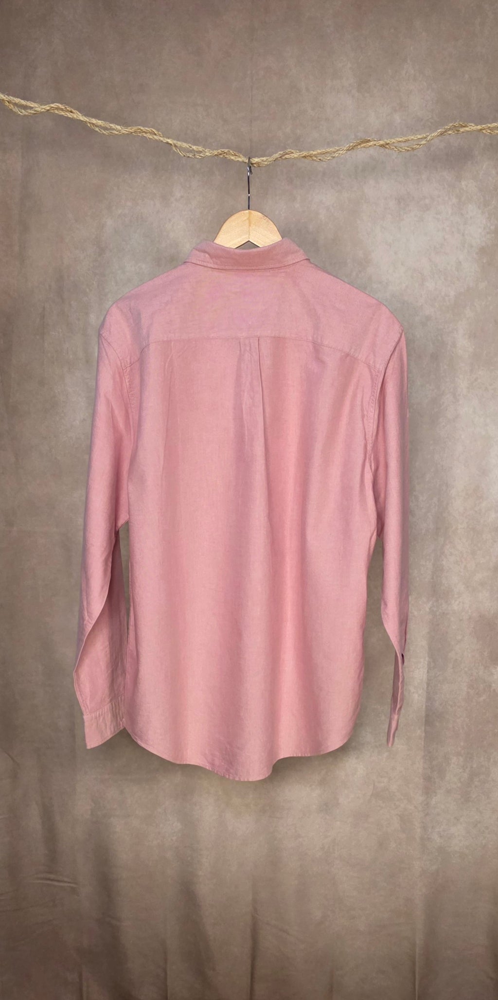 Camicia regular fit a maniche lunghe di cotone