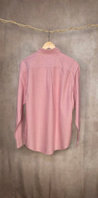 Camicia regular fit a maniche lunghe di cotone