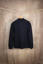 Giacca blu navy di mezza stagione