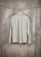 Giacca Overshirt color pietra
