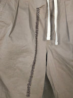 Pantaloni chino con coulisse in vita