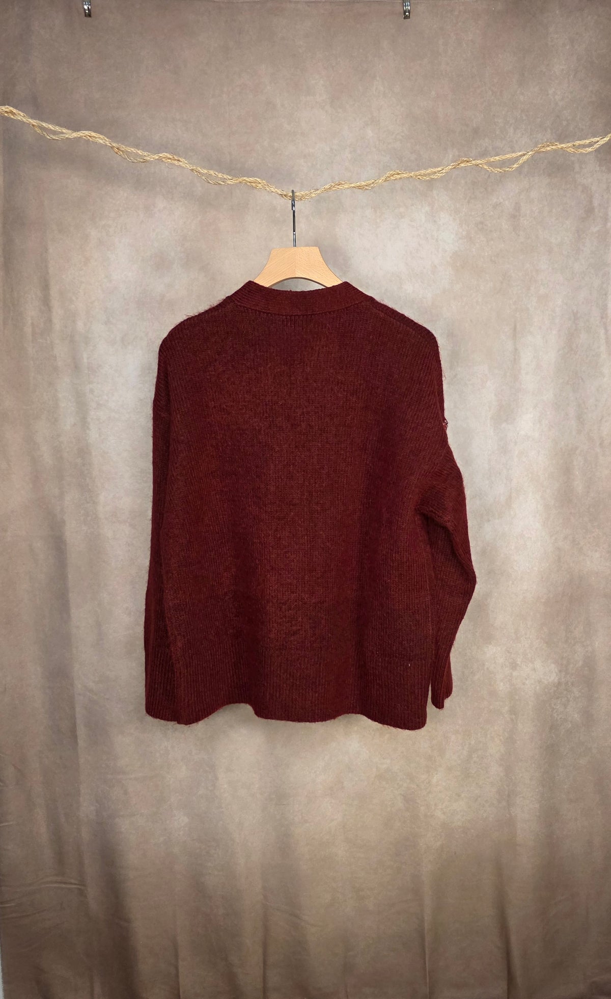 Cardigan in maglia con bottoni